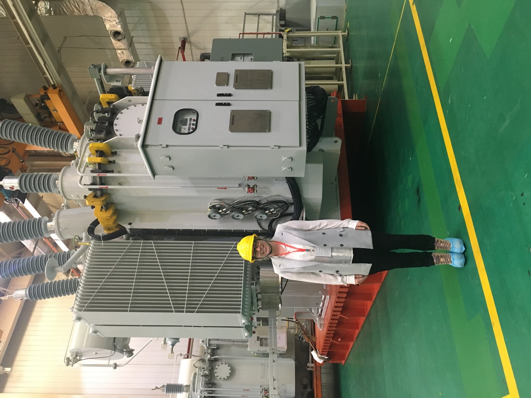 Tara working on the transformer specification