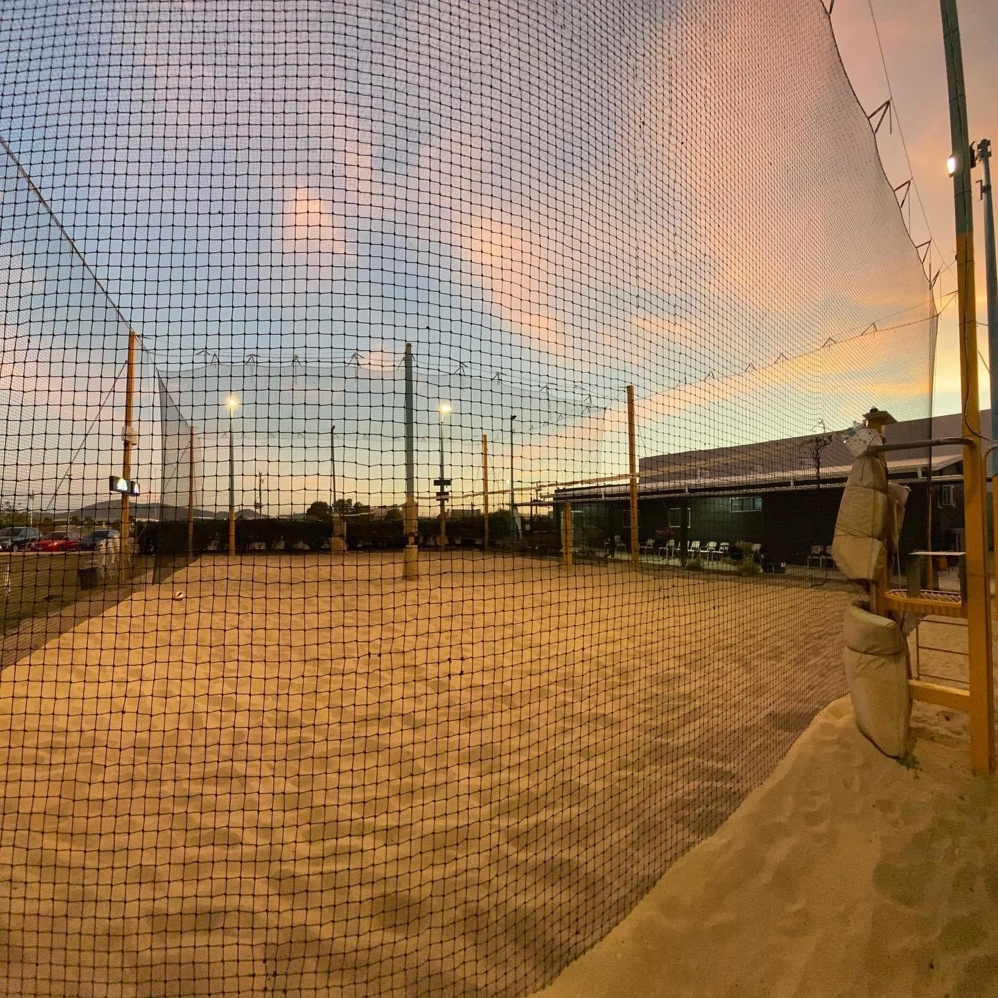 beach volleyball field