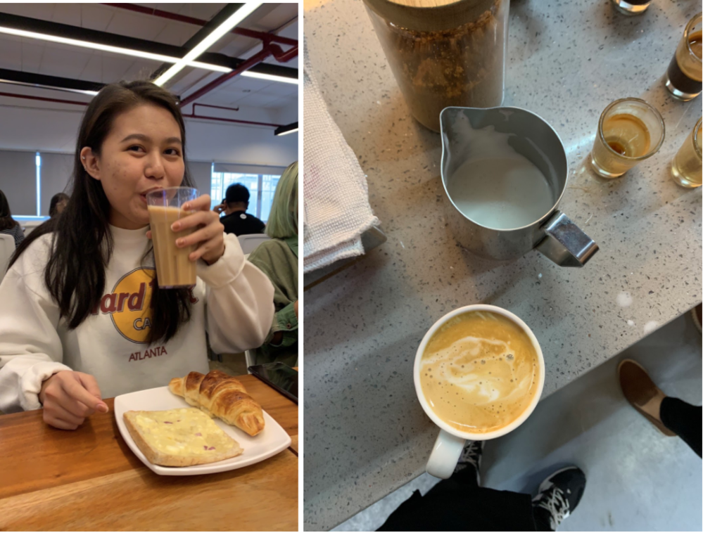 Coffee with colleague 